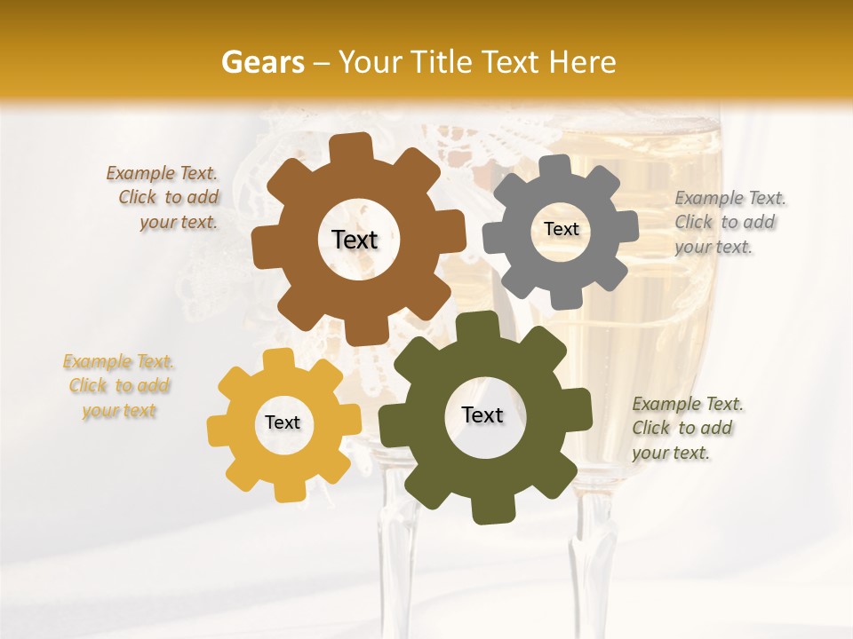 Glass Valentine Symbol PowerPoint Template