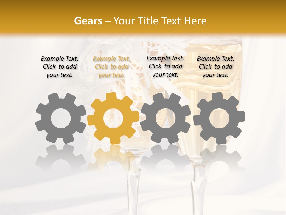 Glass Valentine Symbol PowerPoint Template