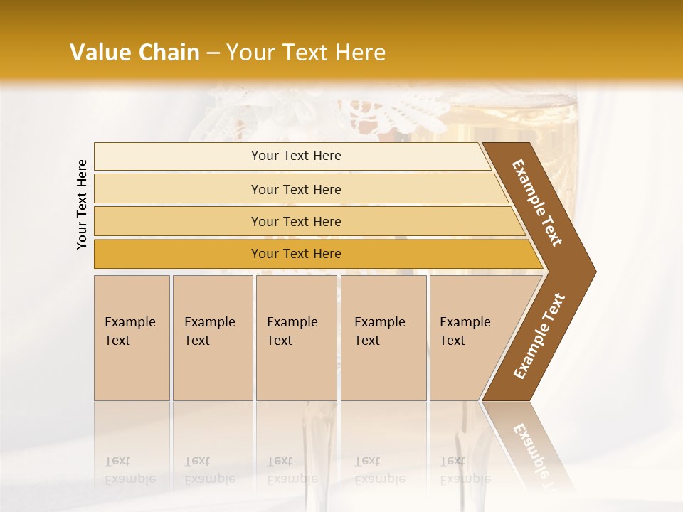 Glass Valentine Symbol PowerPoint Template