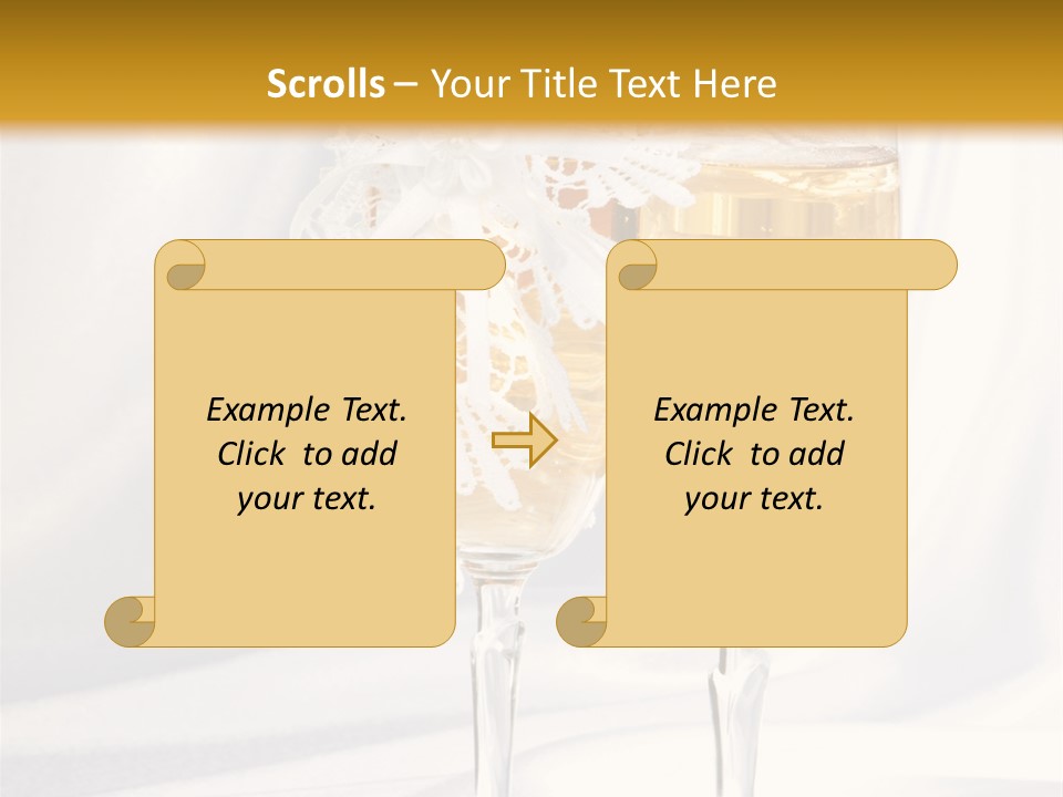 Glass Valentine Symbol PowerPoint Template