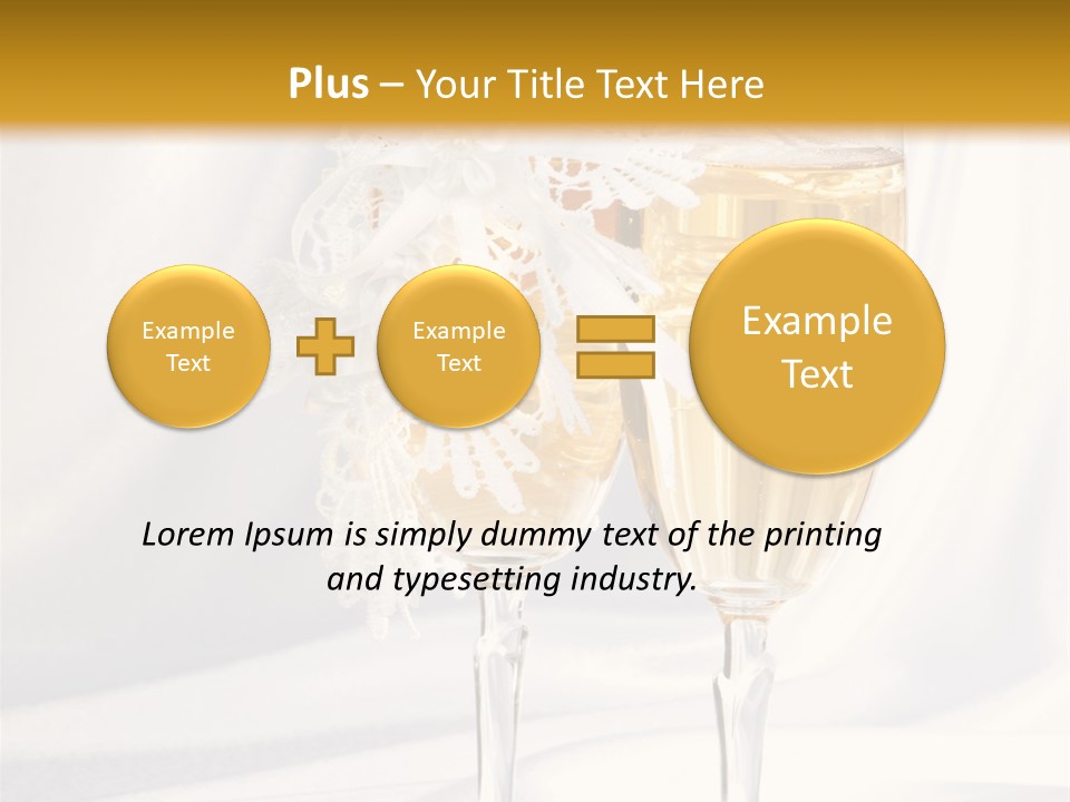 Glass Valentine Symbol PowerPoint Template