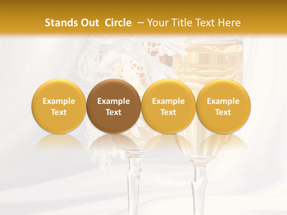 Glass Valentine Symbol PowerPoint Template