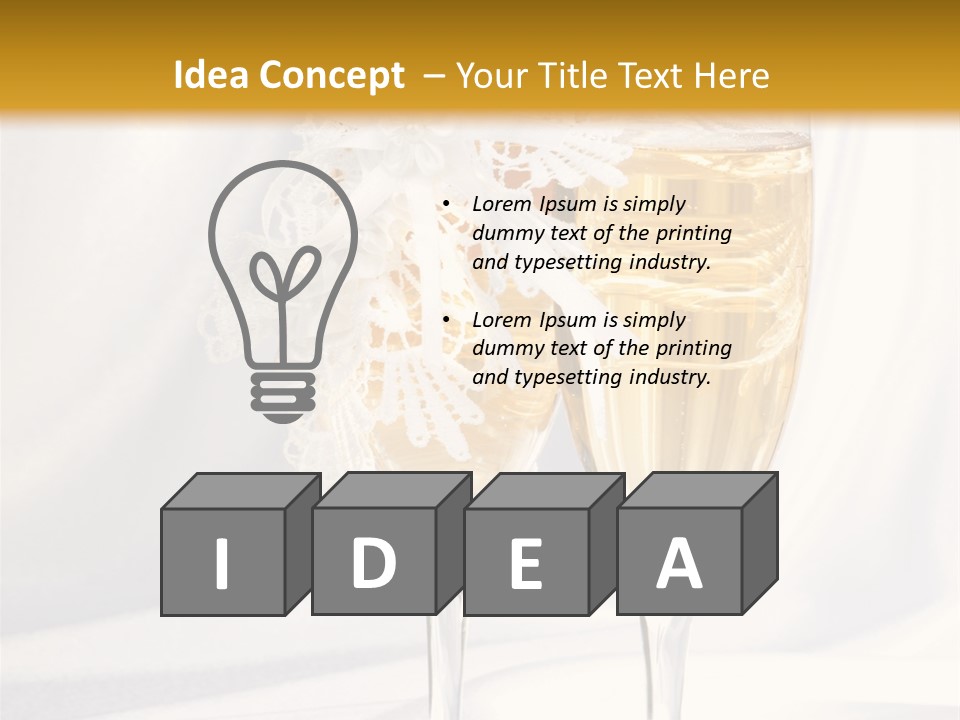 Glass Valentine Symbol PowerPoint Template