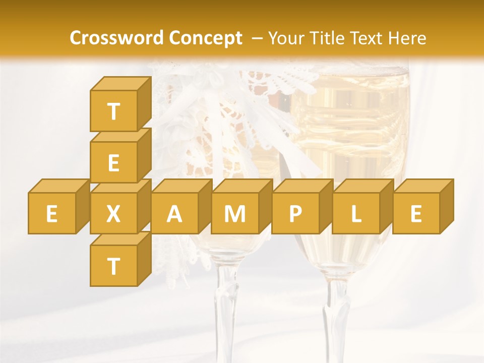 Glass Valentine Symbol PowerPoint Template