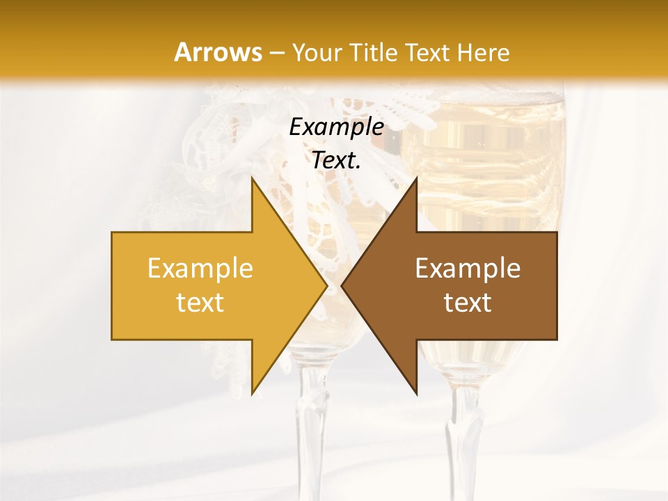 Glass Valentine Symbol PowerPoint Template