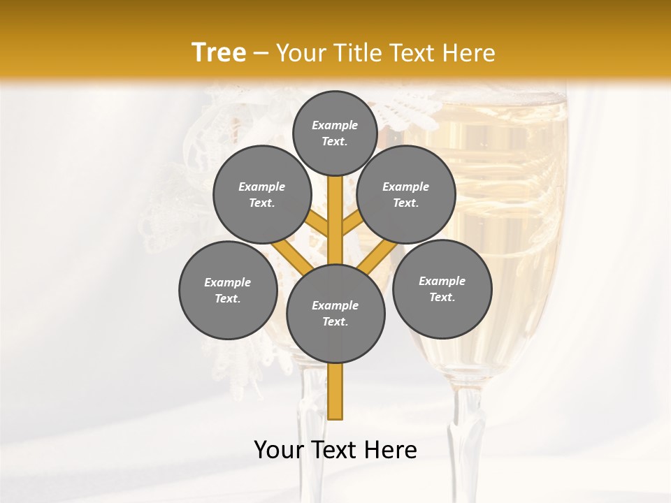 Glass Valentine Symbol PowerPoint Template