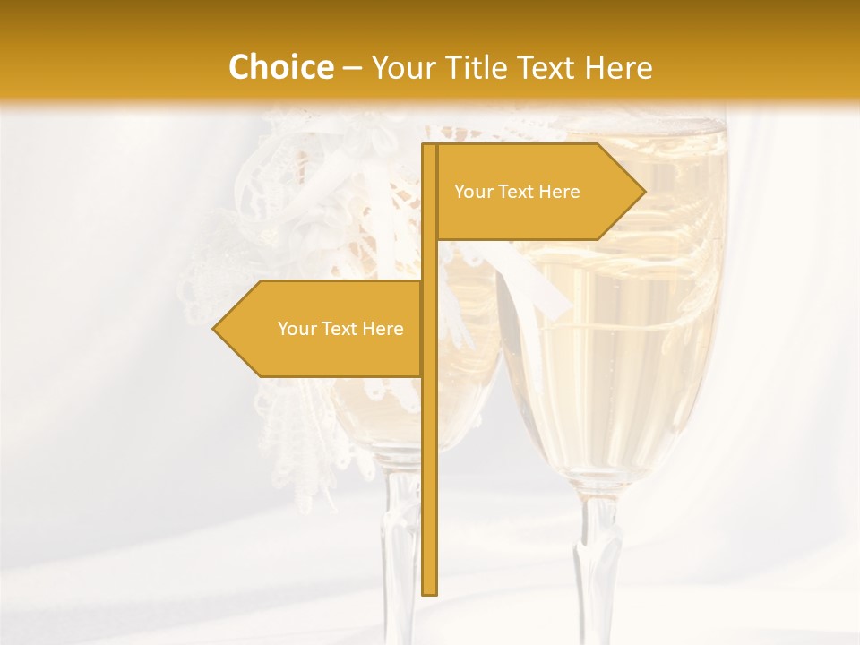 Glass Valentine Symbol PowerPoint Template