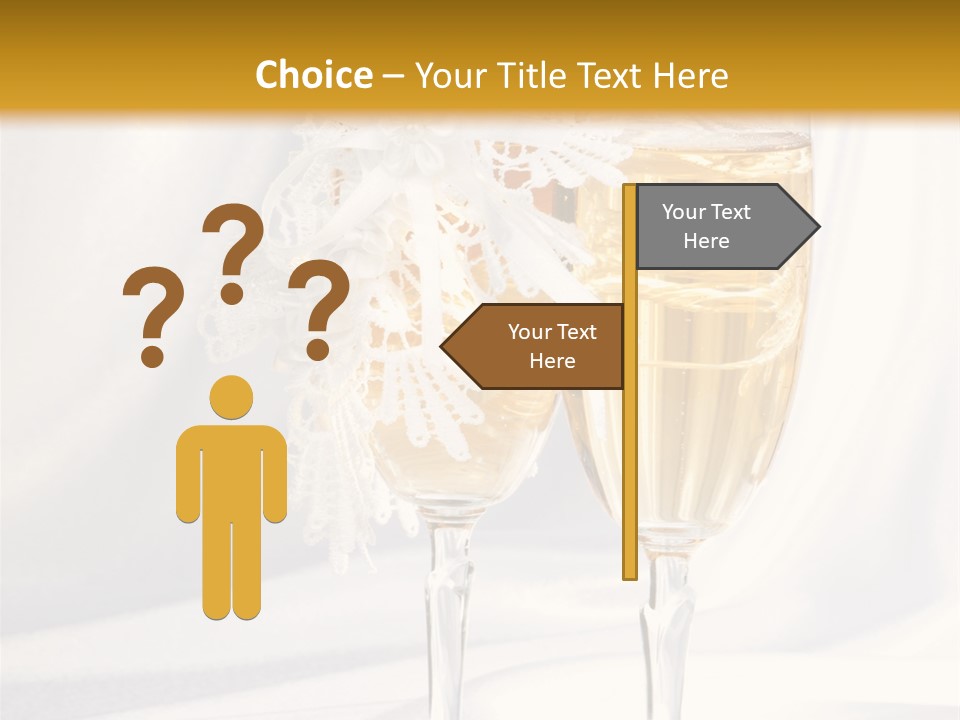 Glass Valentine Symbol PowerPoint Template