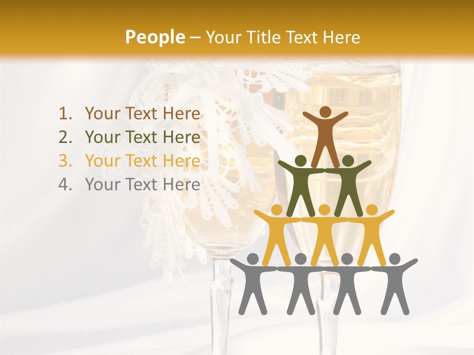 Glass Valentine Symbol PowerPoint Template