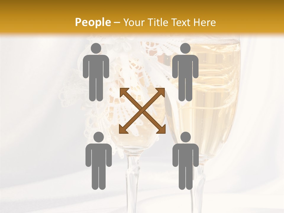 Glass Valentine Symbol PowerPoint Template