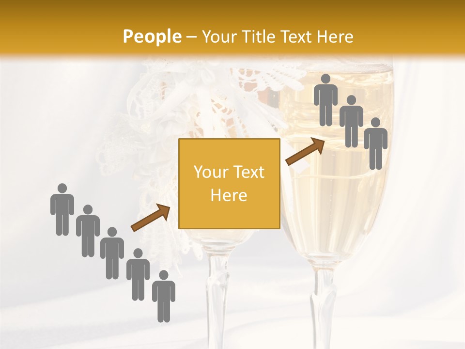 Glass Valentine Symbol PowerPoint Template