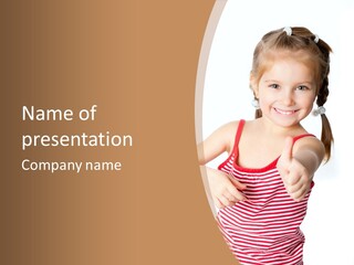 Small Lifestyle Preschooler PowerPoint Template