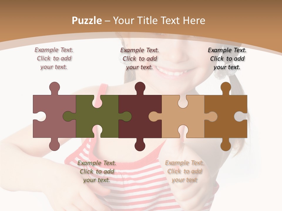 Small Lifestyle Preschooler PowerPoint Template