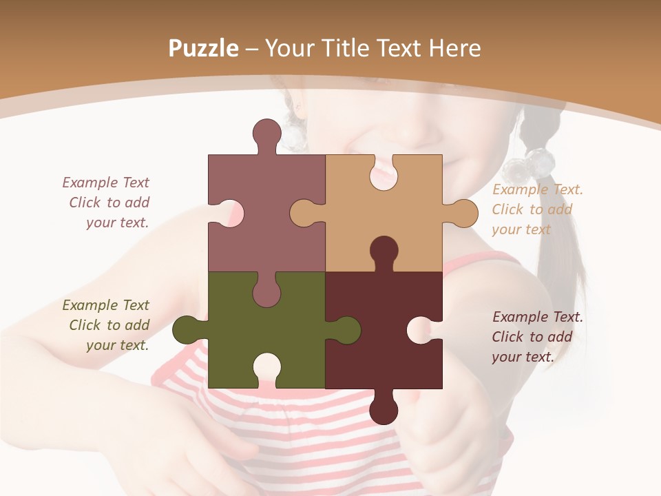 Small Lifestyle Preschooler PowerPoint Template