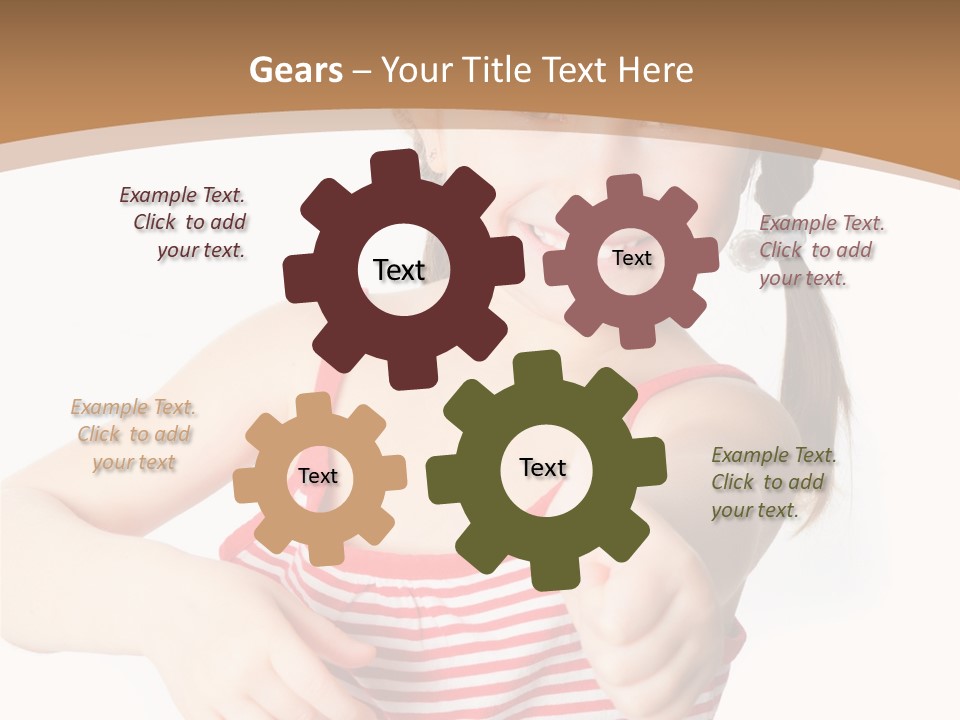 Small Lifestyle Preschooler PowerPoint Template