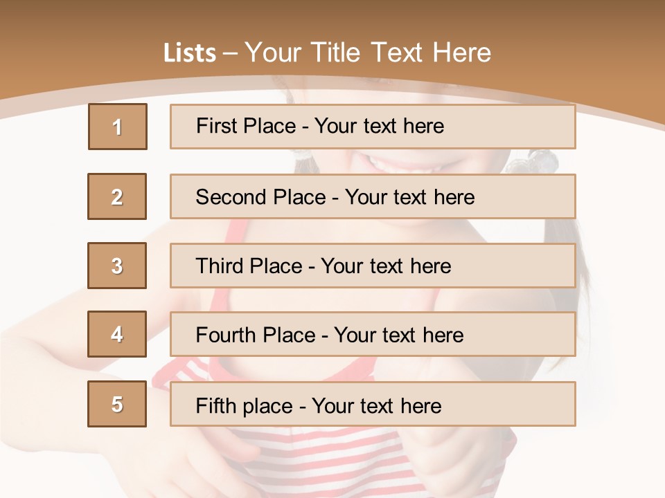 Small Lifestyle Preschooler PowerPoint Template