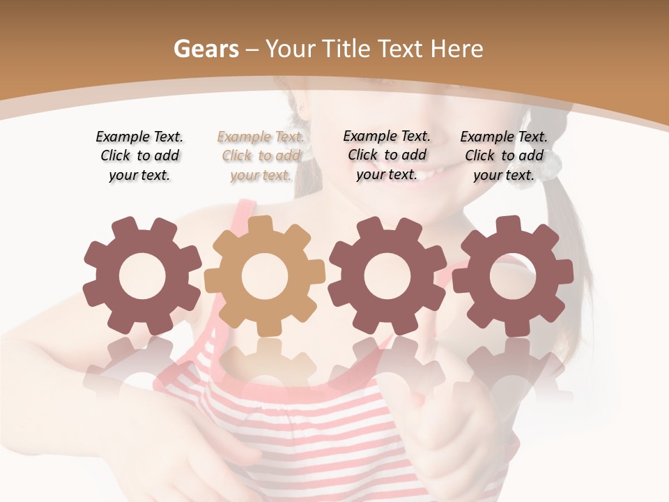 Small Lifestyle Preschooler PowerPoint Template