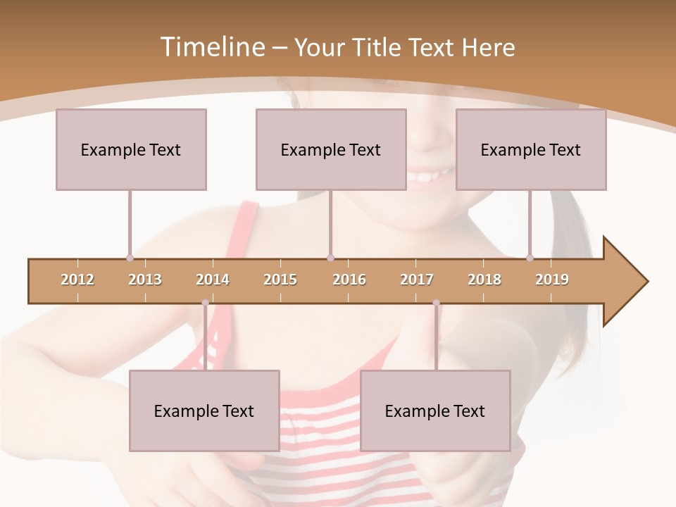 Small Lifestyle Preschooler PowerPoint Template