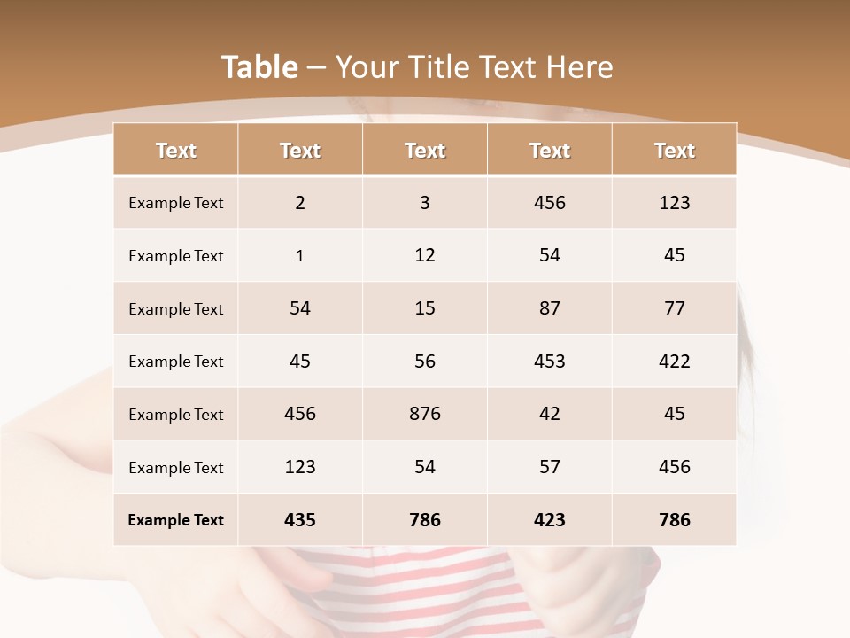 Small Lifestyle Preschooler PowerPoint Template