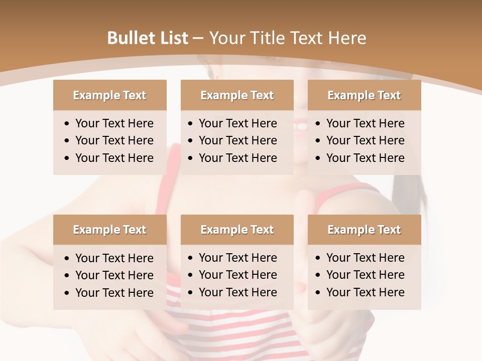 Small Lifestyle Preschooler PowerPoint Template