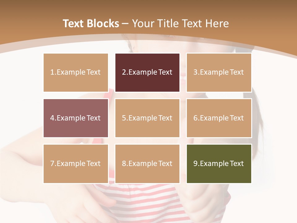 Small Lifestyle Preschooler PowerPoint Template