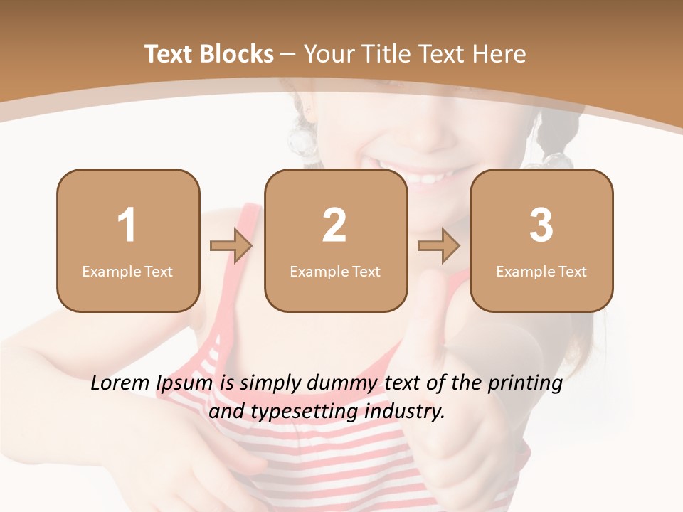 Small Lifestyle Preschooler PowerPoint Template