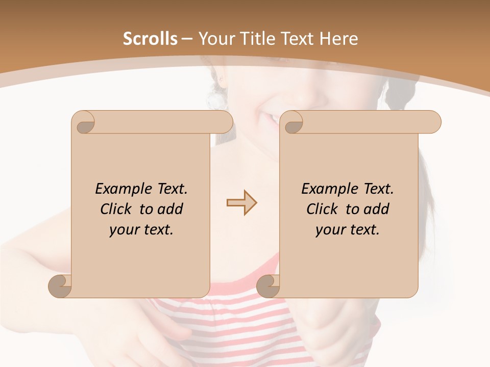 Small Lifestyle Preschooler PowerPoint Template