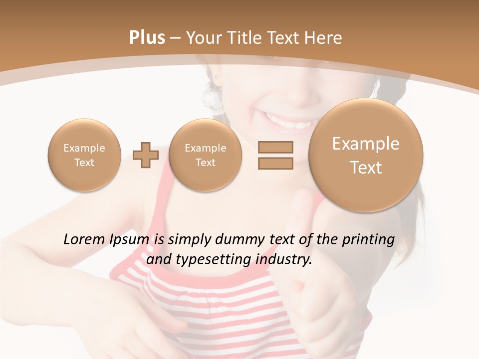 Small Lifestyle Preschooler PowerPoint Template
