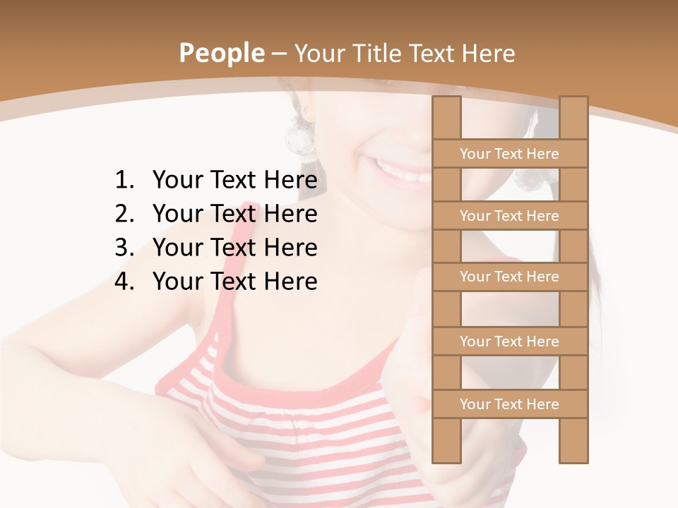 Small Lifestyle Preschooler PowerPoint Template
