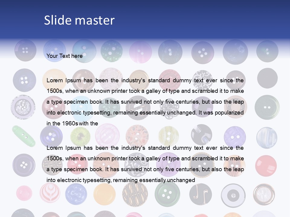 Cutout Clothing Isolated PowerPoint Template