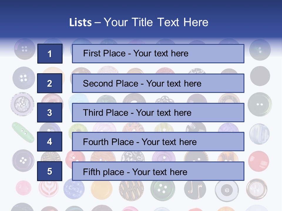 Cutout Clothing Isolated PowerPoint Template