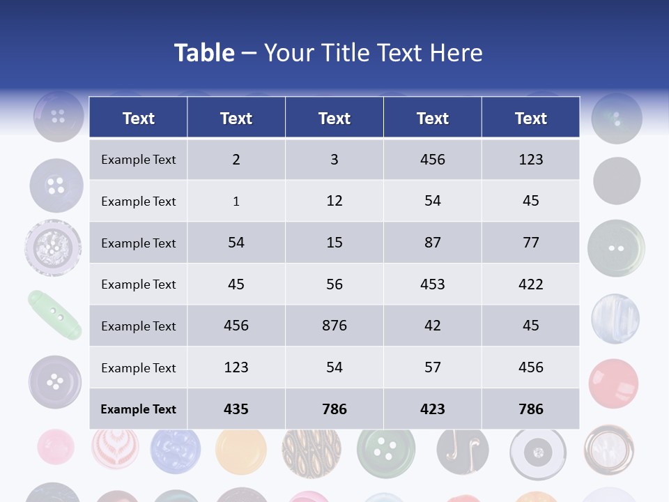 Cutout Clothing Isolated PowerPoint Template