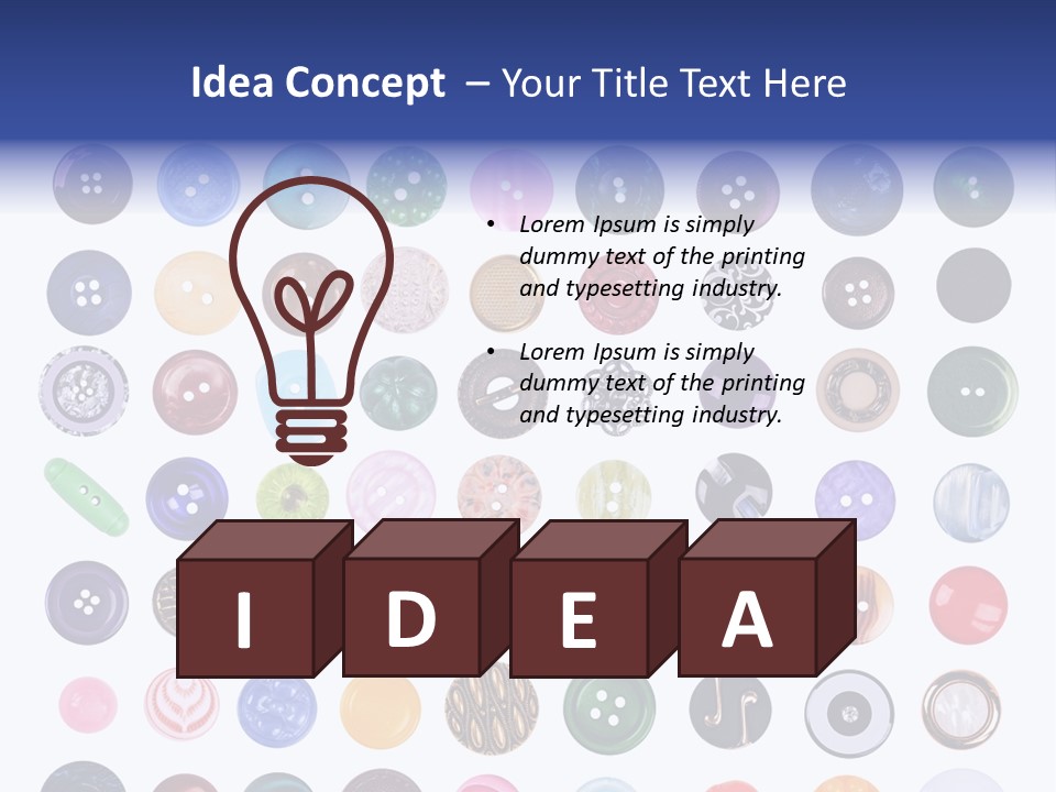 Cutout Clothing Isolated PowerPoint Template