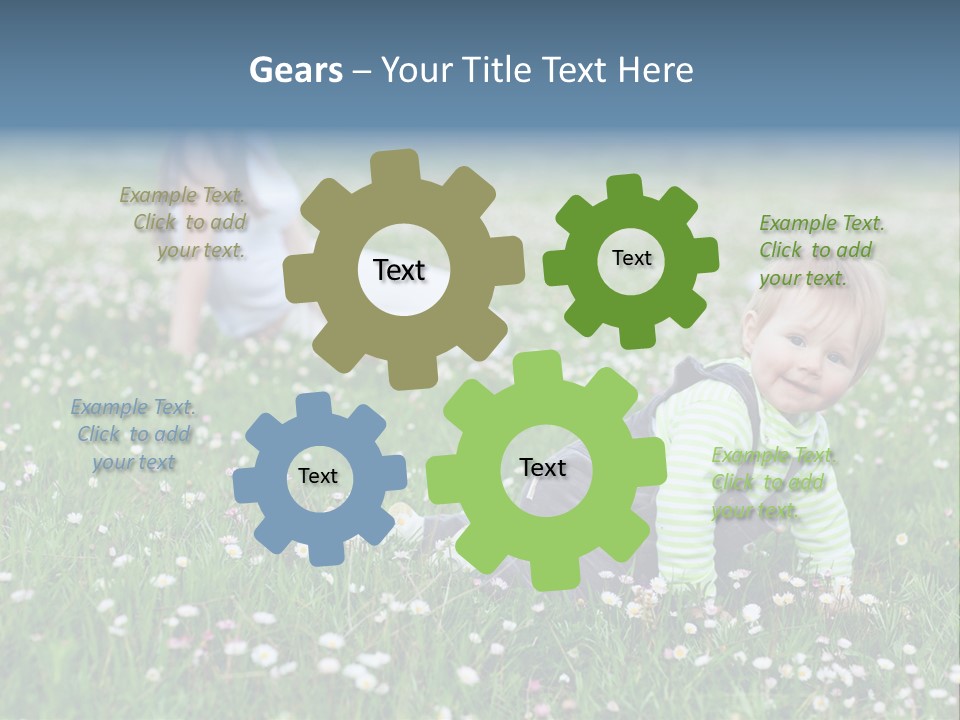 Background Son Bright PowerPoint Template