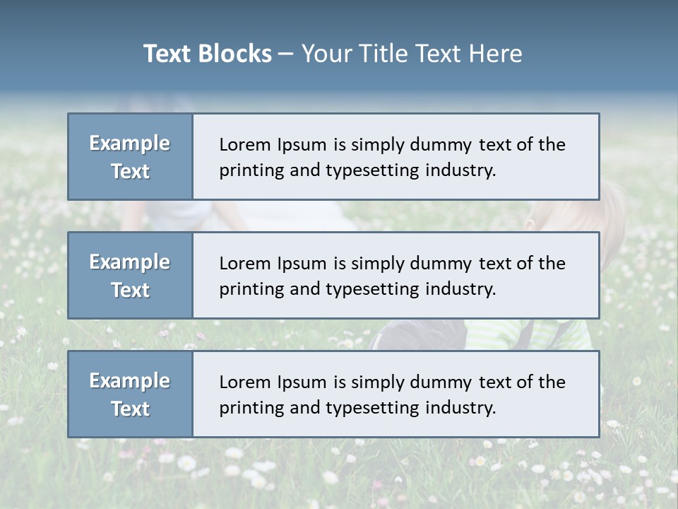 Background Son Bright PowerPoint Template