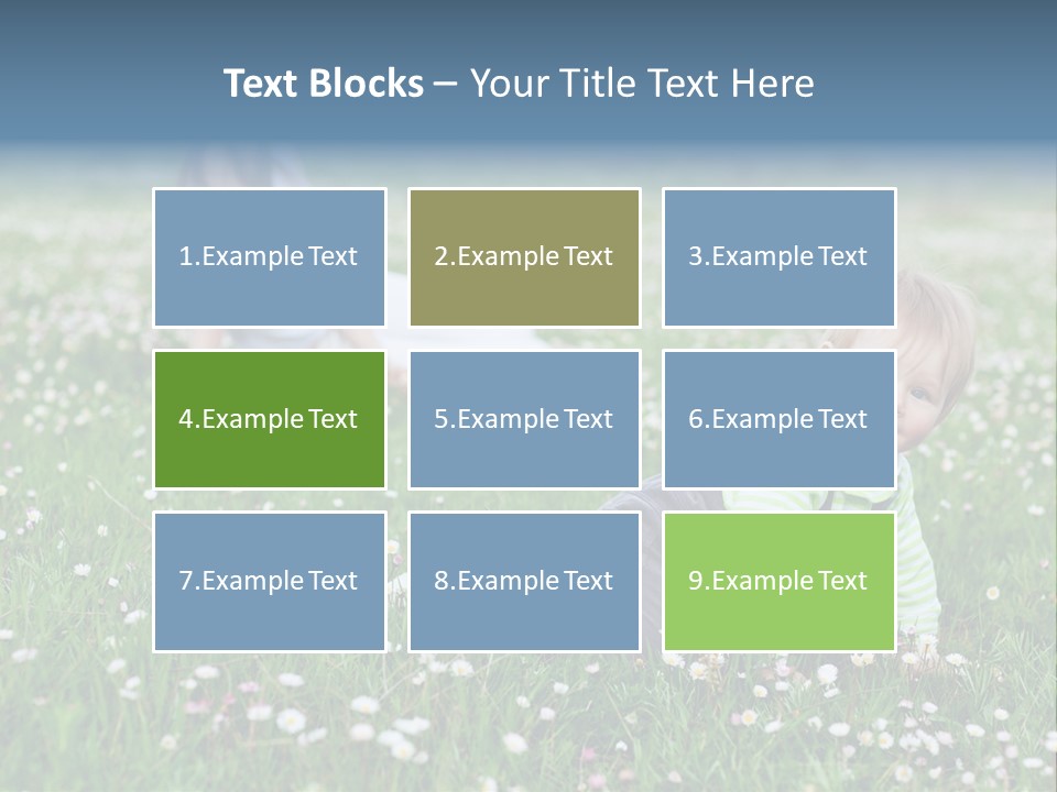 Background Son Bright PowerPoint Template