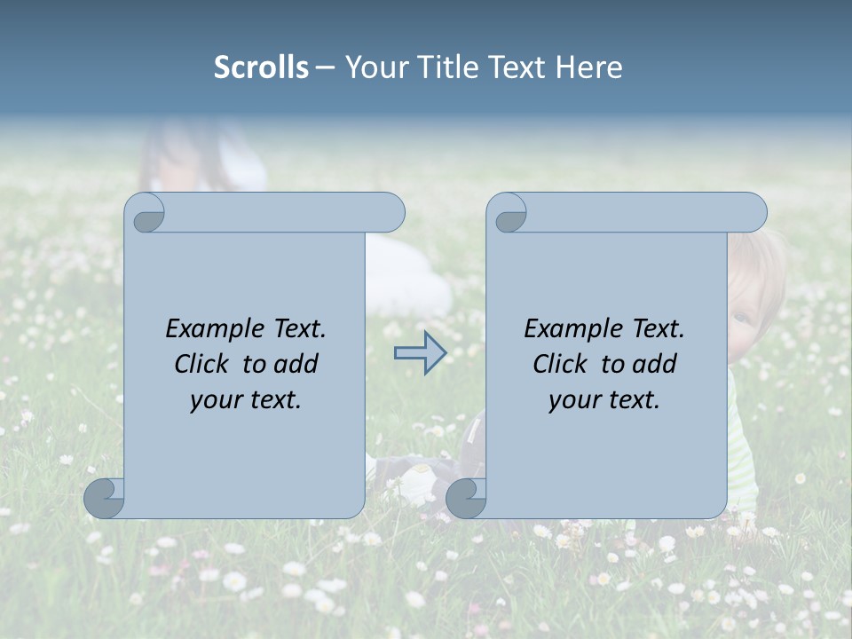 Background Son Bright PowerPoint Template