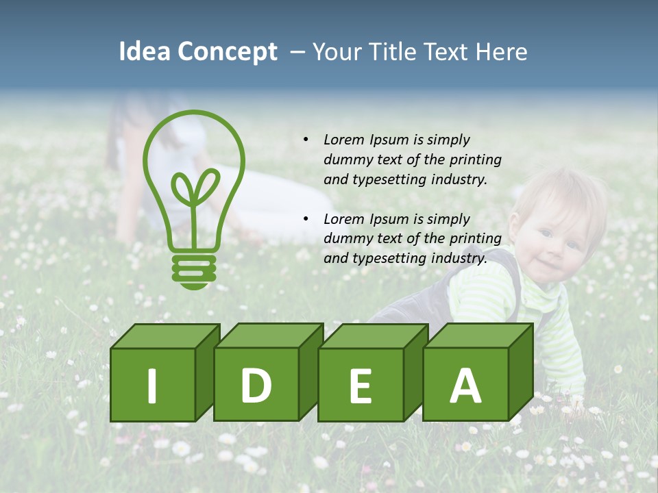 Background Son Bright PowerPoint Template