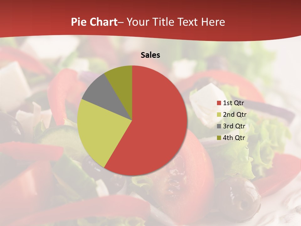 Tomato Feta Lettuce PowerPoint Template