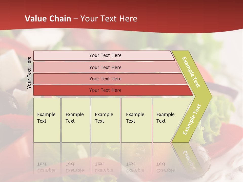 Tomato Feta Lettuce PowerPoint Template