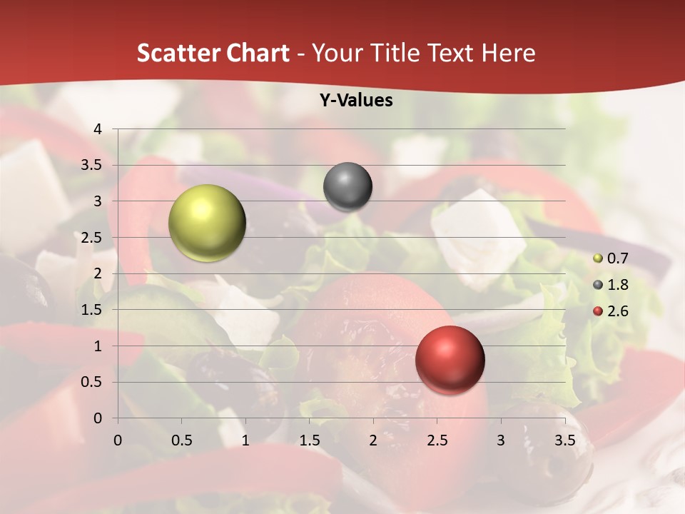 Tomato Feta Lettuce PowerPoint Template