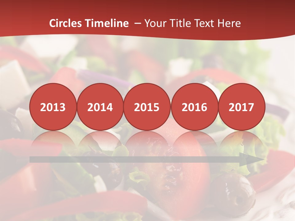 Tomato Feta Lettuce PowerPoint Template