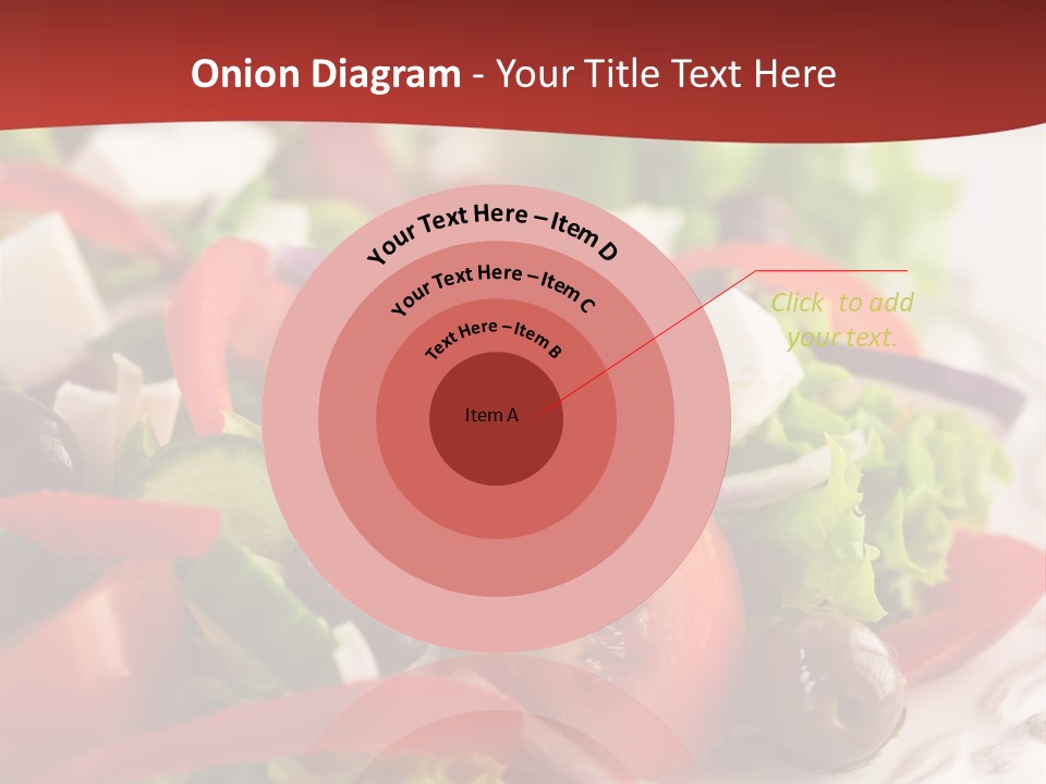 Tomato Feta Lettuce PowerPoint Template