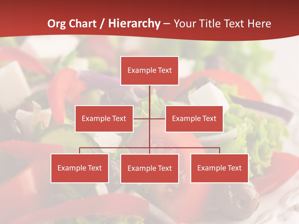 Tomato Feta Lettuce PowerPoint Template