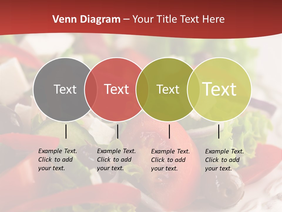 Tomato Feta Lettuce PowerPoint Template