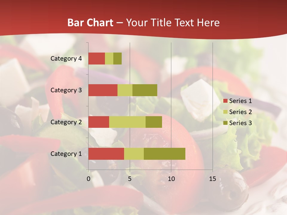 Tomato Feta Lettuce PowerPoint Template