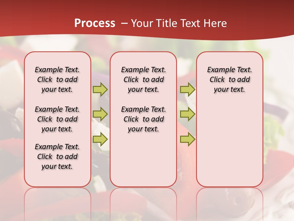 Tomato Feta Lettuce PowerPoint Template