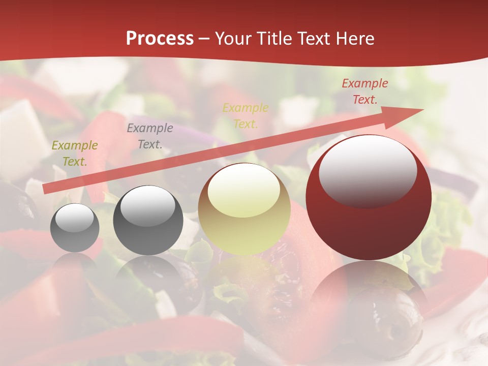 Tomato Feta Lettuce PowerPoint Template