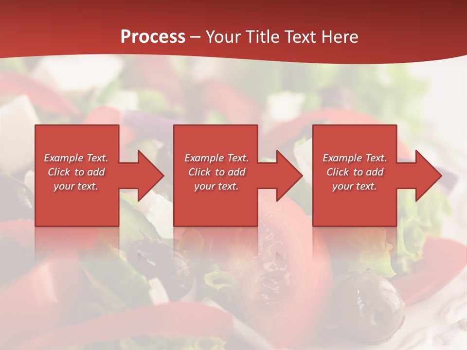 Tomato Feta Lettuce PowerPoint Template