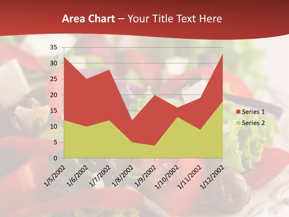 Tomato Feta Lettuce PowerPoint Template